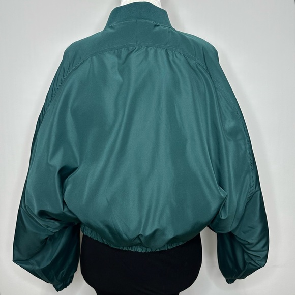 Forever 21 Hunter Green Crop Bomber Jacket - Picture 13 of 13